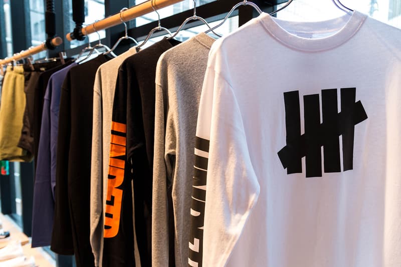 UNDEFEATED Shibuya store opening inside look photographs shop