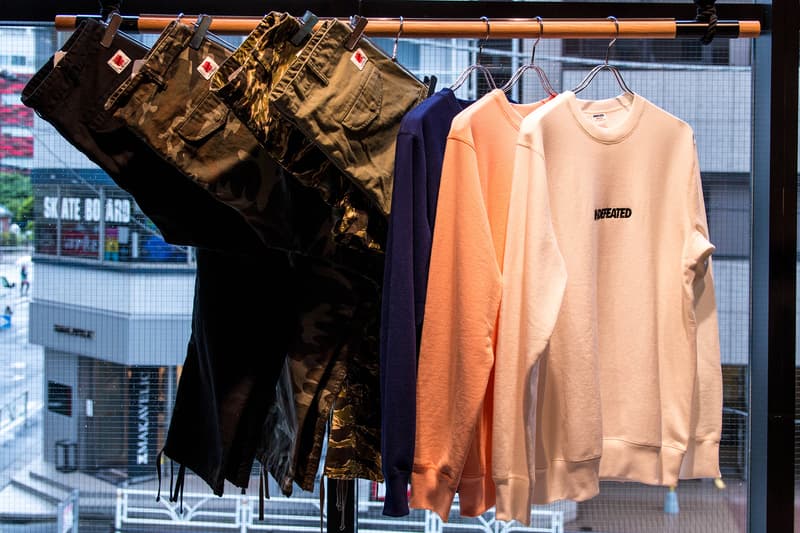 UNDEFEATED Shibuya store opening inside look photographs shop