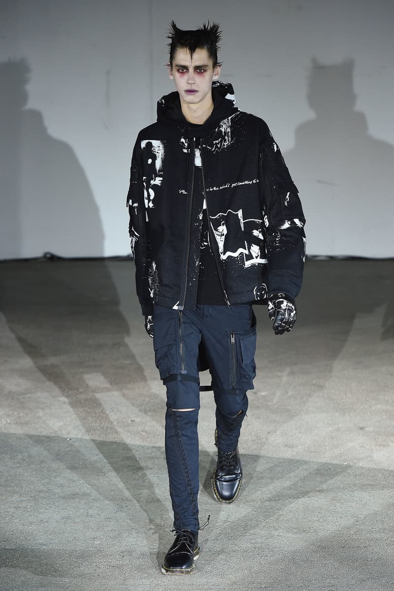 UNDERCOVER Spring Summer 2019 Collection Runway Jun Takahashi Nike Leather Jacket Dr Martens Riot Punk Gangs The New warriors