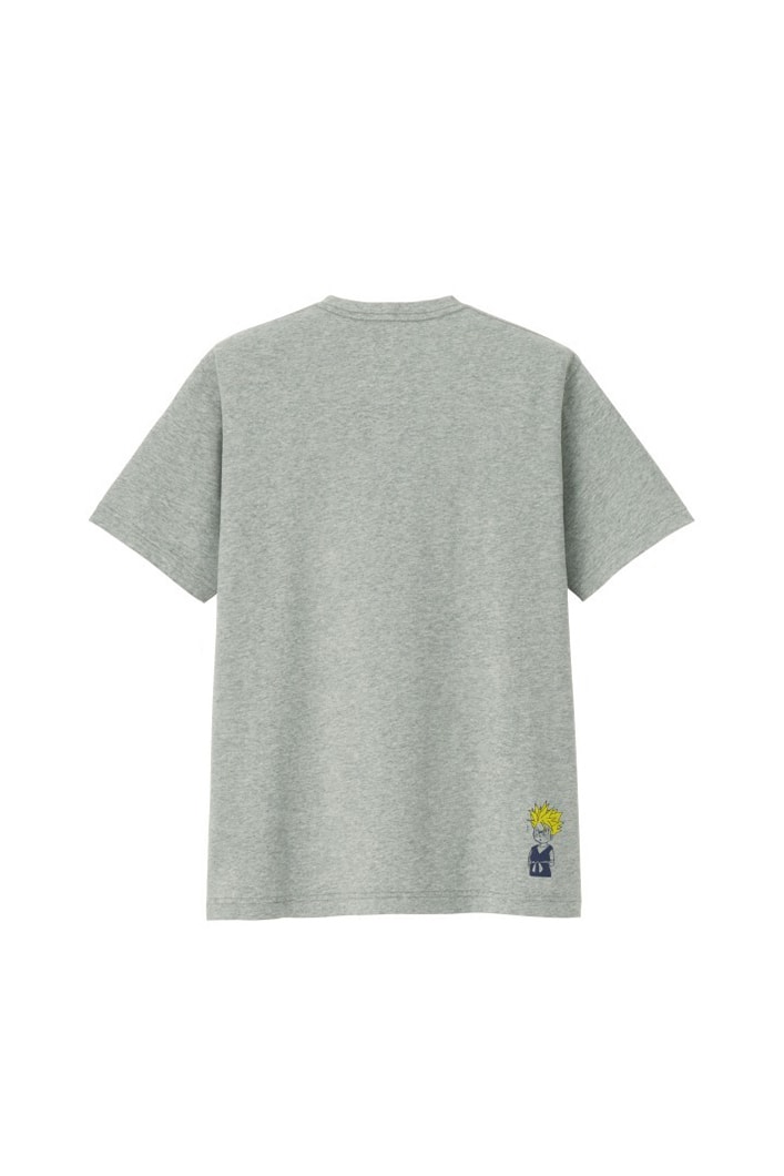 uniqlo shonen jump ut collaboration tee shirts grey dragon ball z vegeta