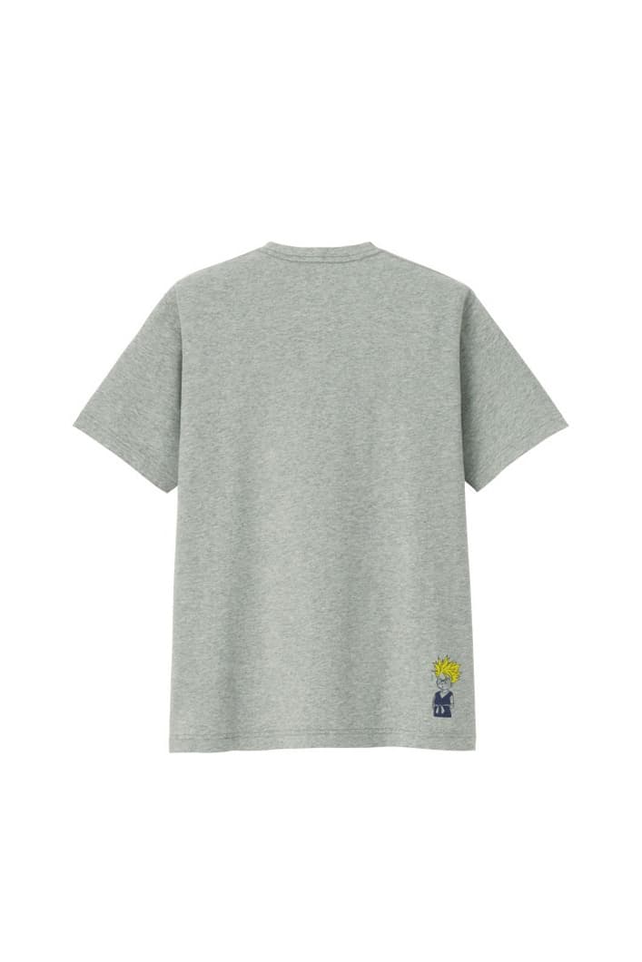 uniqlo shonen jump ut collaboration tee shirts grey dragon ball z vegeta