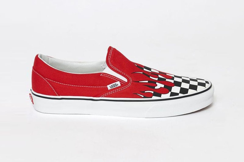Vans Slip-On "Checkerboard Flames"