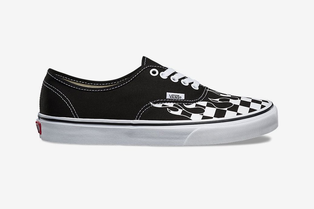 Vans Authentic "Checkerboard Flames"
