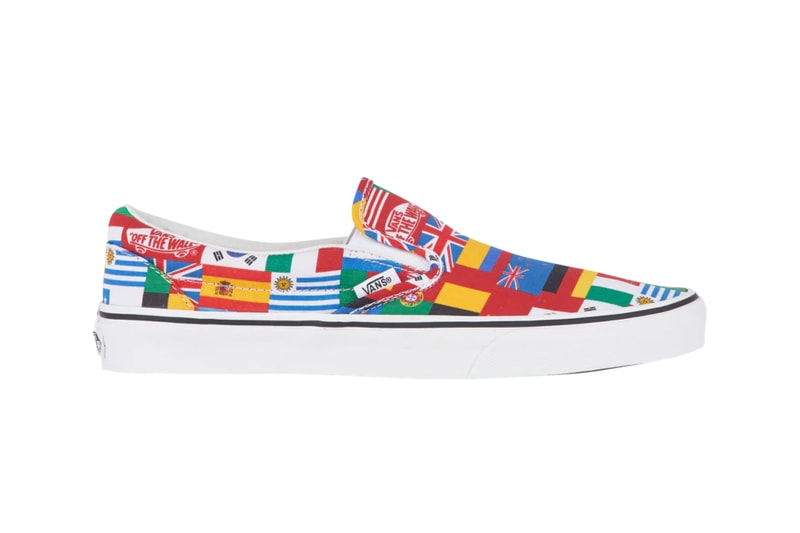 Vans Slip-On International Flags release info sneaker footwear country skateboarding