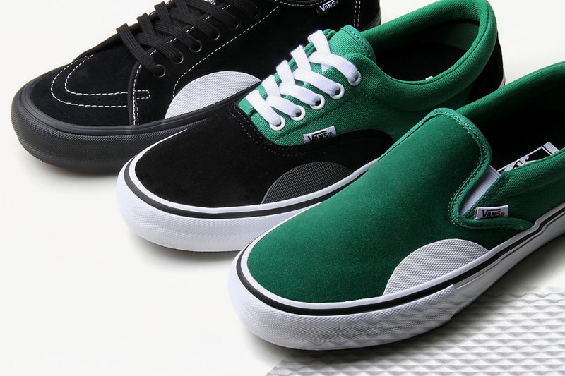 Vans Skateboarding Rubber Cap Skate Pack Release info Era Pro Slip-On Pro AV Classic Pro half moon rubber patch available now footwear