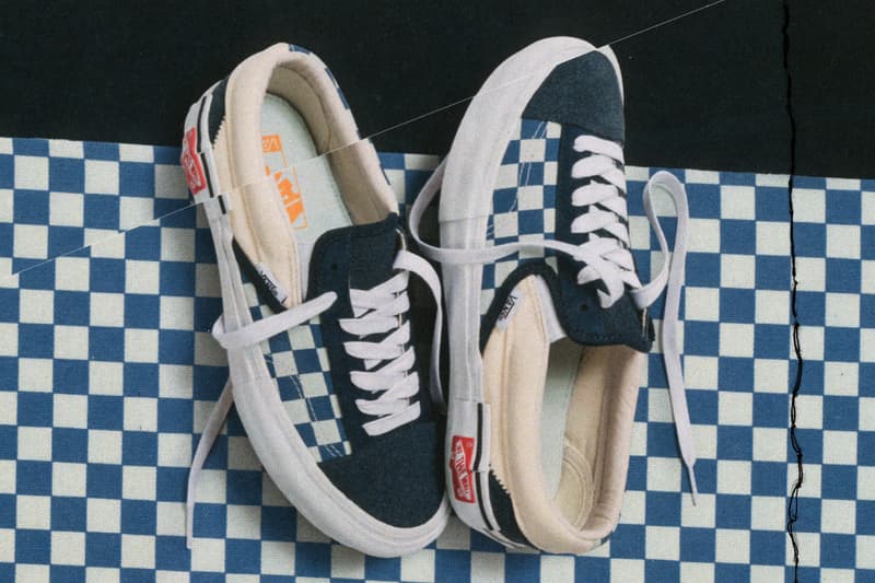 Vans Vault "Cap LX" Pack Sk8-Hi Slip On Authentic Checkerboard Shoes Black Marshmallow White off Sail Beige Tan Deconstructed Deconstruct Virgil Abloh the Ten Nike Shop Release Info June 21