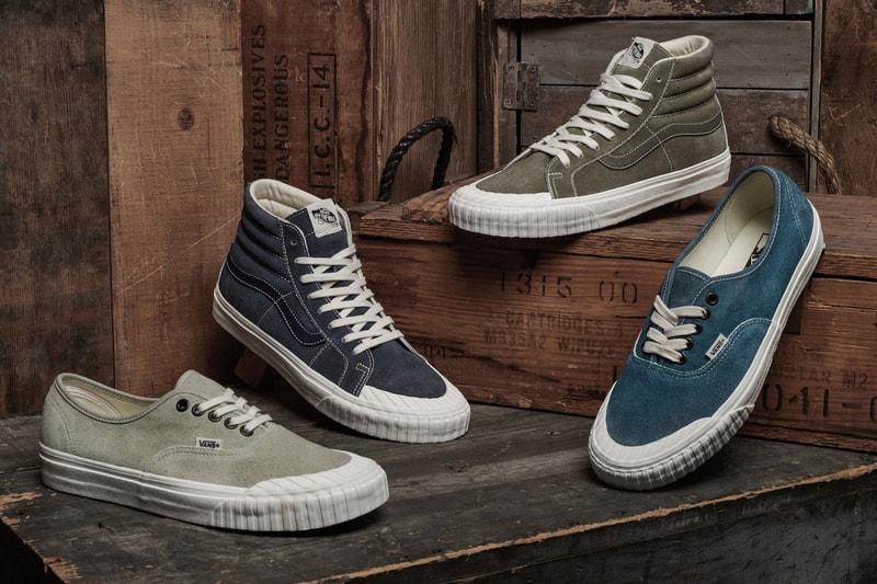vans vintage military pack sk8 hi authentic sneaker corsair wheat cornstalk
