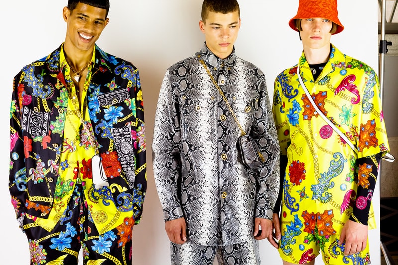 Versace Spring Summer 2019 Collection Backstage menswear milan fashion week