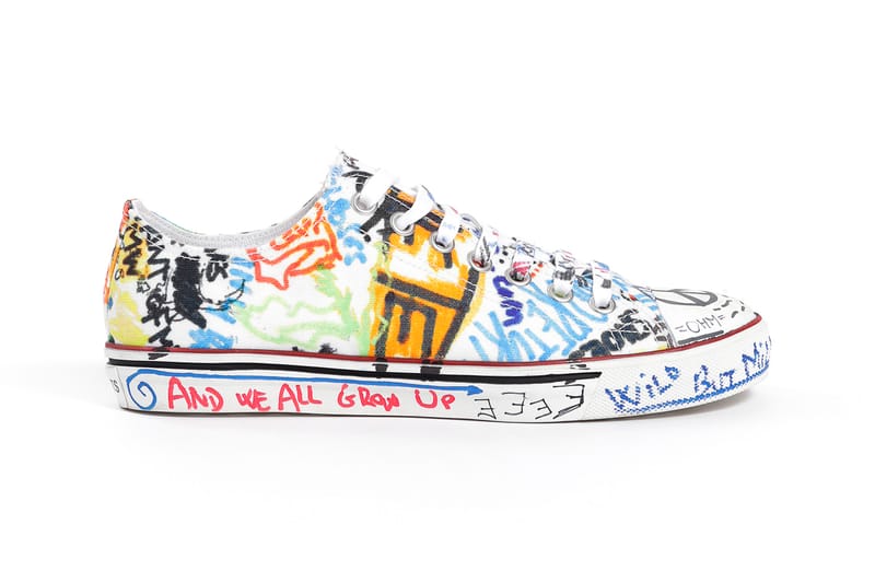 Vetements Drops a Pair of Graffiti Low-Top Sneakers From Its FW18 Collection