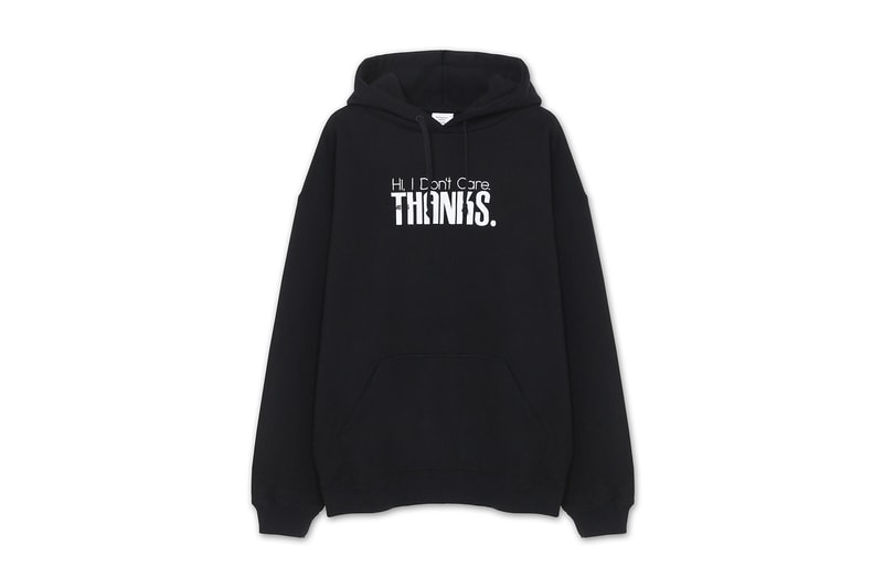 Vetements Hi I Dont Care THANKS Oversized Hoodie RESTIR exclusive june 2018 release date info drop