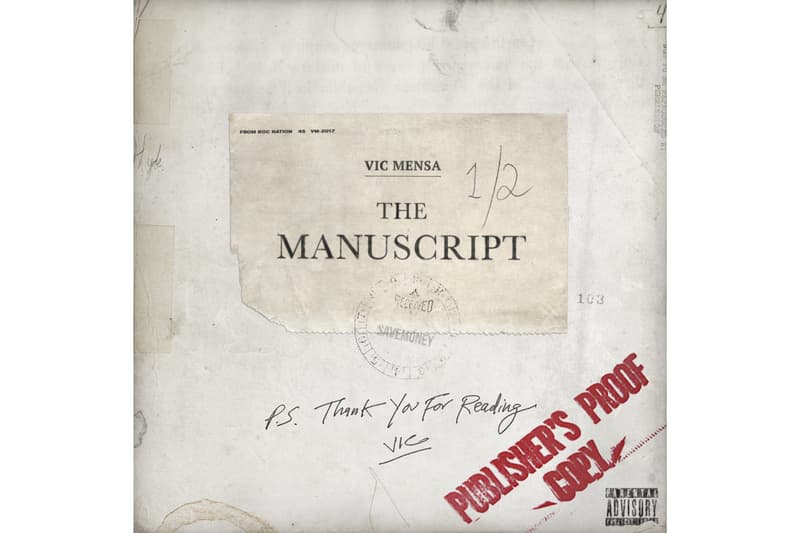 Vic Mensa Manuscript 2017