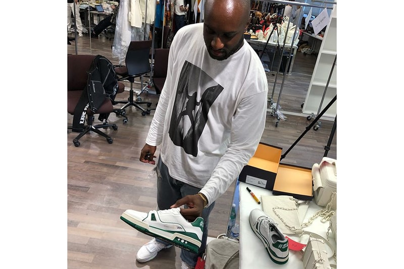 virgil abloh don c louis vuitton footwear 2018 fashion white green off white