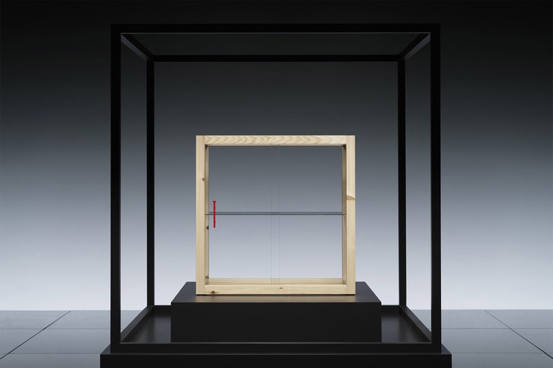 virgil abloh ikea markerad collection 2019 glass cabinet