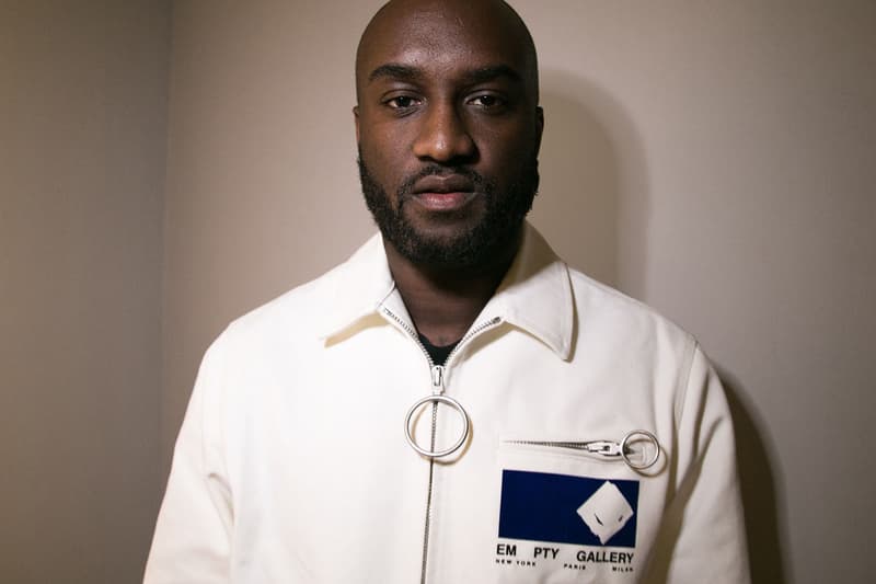 Virgil Abloh Teases Third Louis Vuitton Visit studio june 5 2018 atelier business card