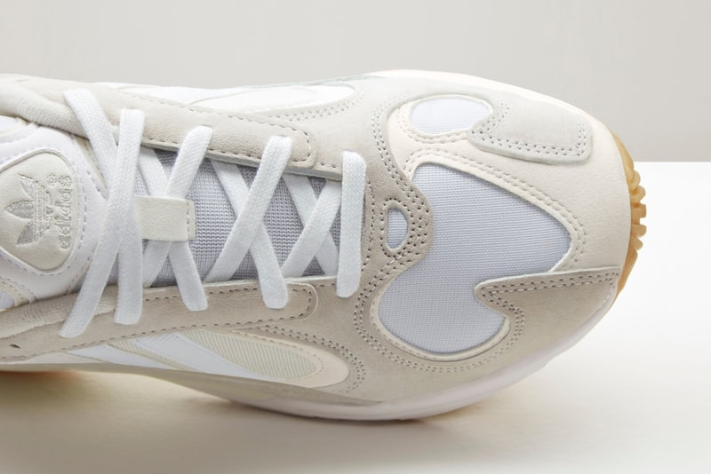 wardrobe nyc x adidas yung 1 one collaboration sneaker colorway exclusive white cream gum sole suede leather exclusive pre order june 18 2018 july drop release date info launch