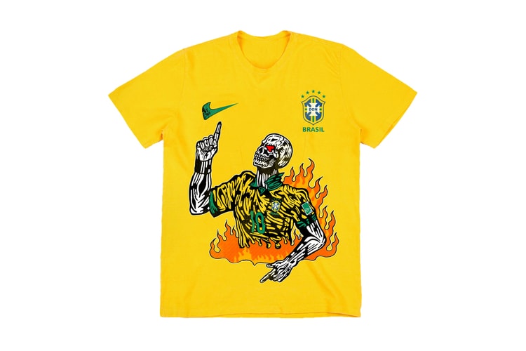 Warren Lotas Celebrates 2018 FIFA World Cup With Brazil Neymar T-Shirt