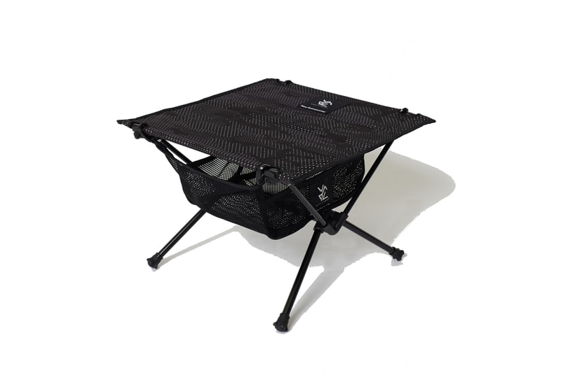 White Mountaineering wmbc helinox collaboration fall winter 2018 drop release info tent camping gear chair table tee shirt hat cap japan june 22