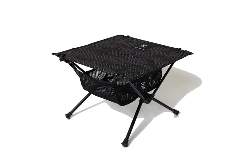 White Mountaineering wmbc helinox collaboration fall winter 2018 drop release info tent camping gear chair table tee shirt hat cap japan june 22