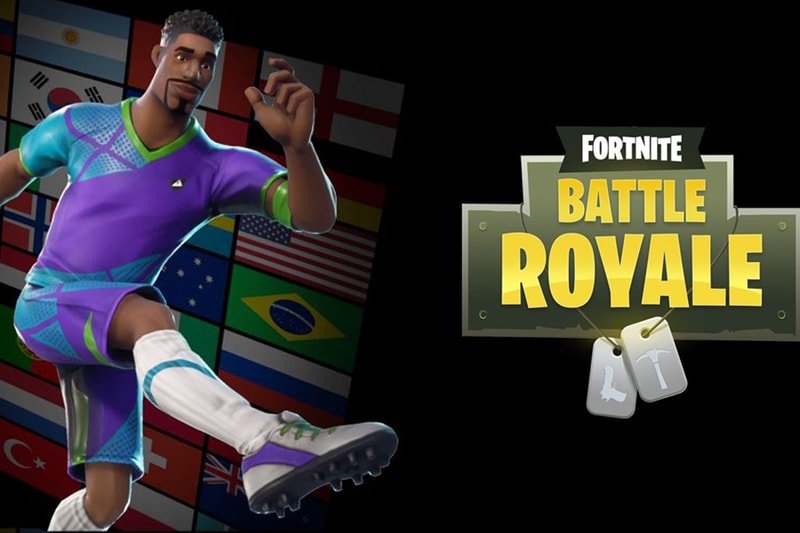 Fortnite Battle Royale World Cup Soccer Kits Epic Games Skin Update FIFA 2018