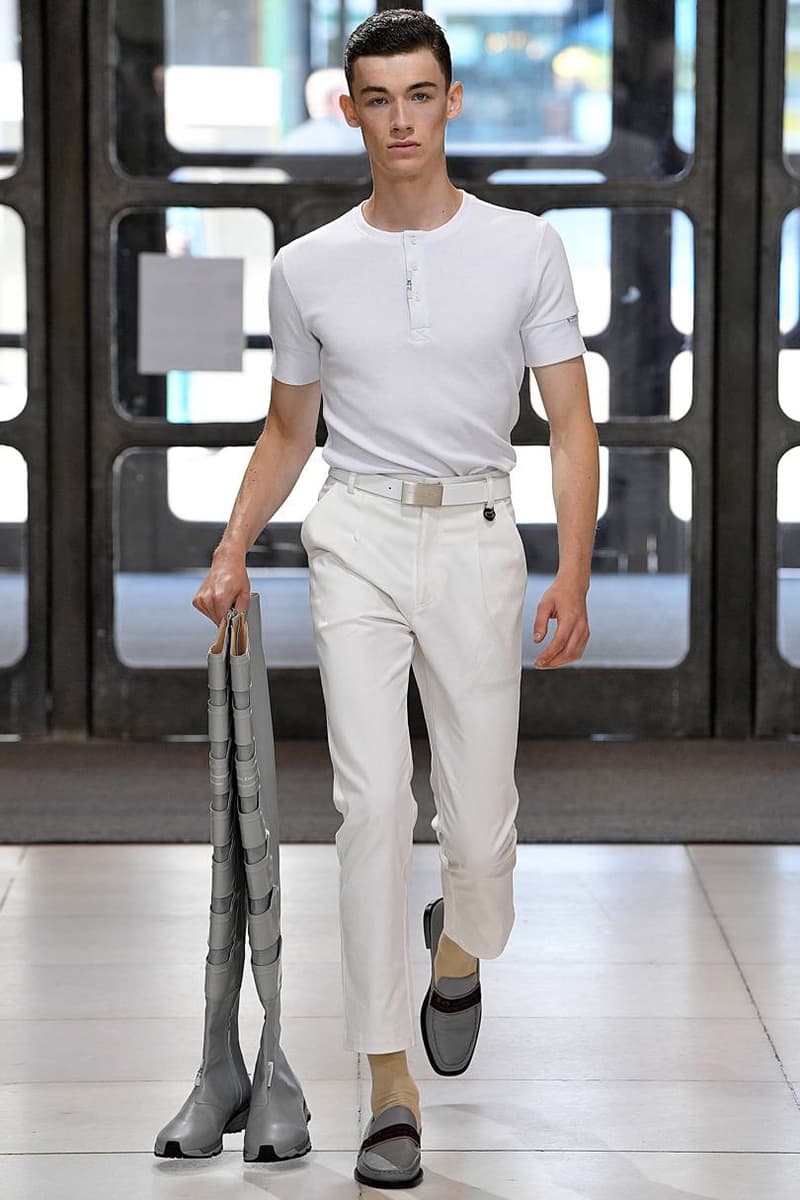 Xander Zhou Spring/Summer 2019 Collection Show menswear london fashion week pregnant aliens