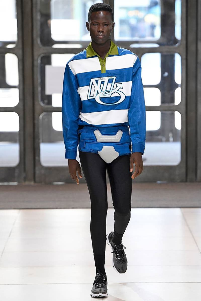 Xander Zhou Spring/Summer 2019 Collection Show menswear london fashion week pregnant aliens