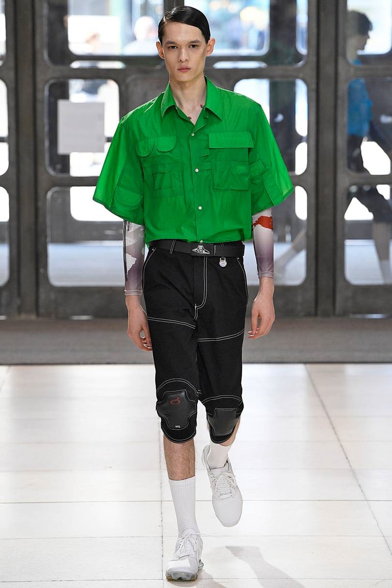 Xander Zhou Spring/Summer 2019 Collection Show menswear london fashion week pregnant aliens