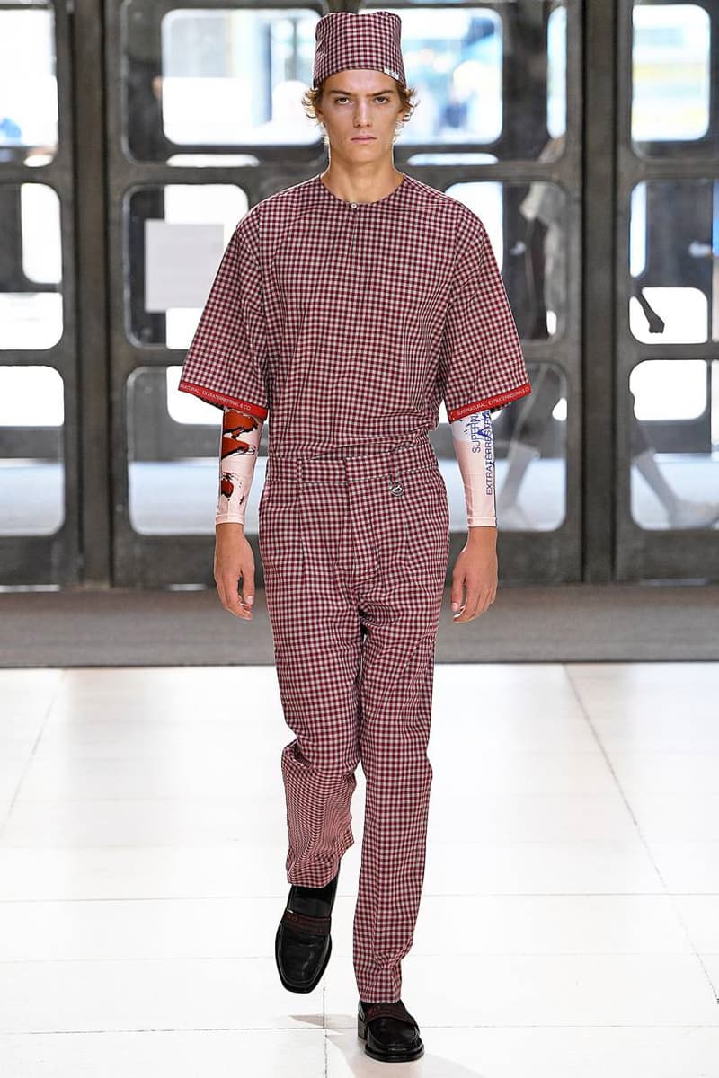 Xander Zhou Spring/Summer 2019 Collection Show menswear london fashion week pregnant aliens