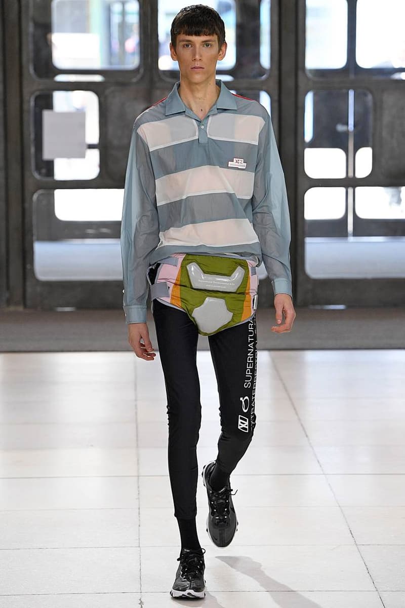 Xander Zhou Spring/Summer 2019 Collection Show menswear london fashion week pregnant aliens