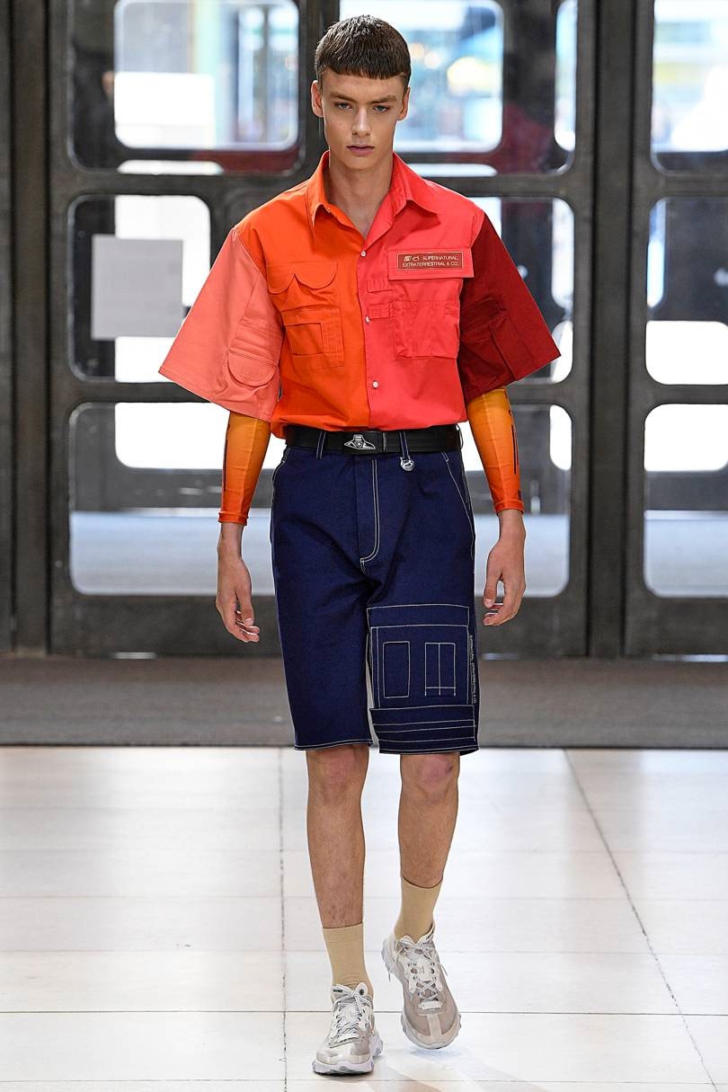Xander Zhou Spring/Summer 2019 Collection Show menswear london fashion week pregnant aliens