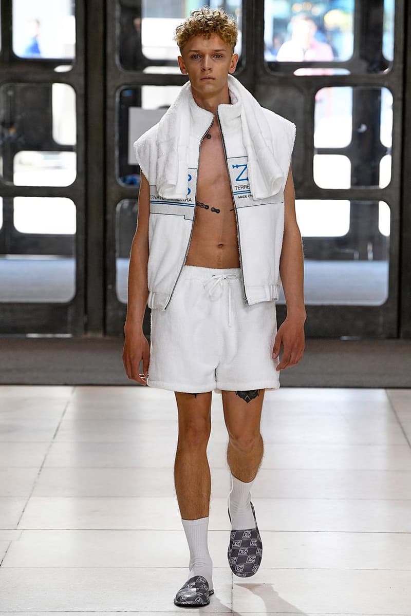 Xander Zhou Spring/Summer 2019 Collection Show menswear london fashion week pregnant aliens