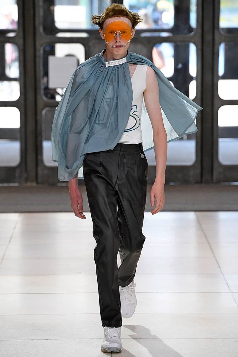 Xander Zhou Spring/Summer 2019 Collection Show menswear london fashion week pregnant aliens