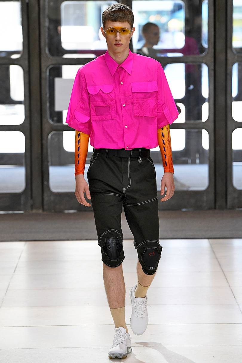 Xander Zhou Spring/Summer 2019 Collection Show menswear london fashion week pregnant aliens