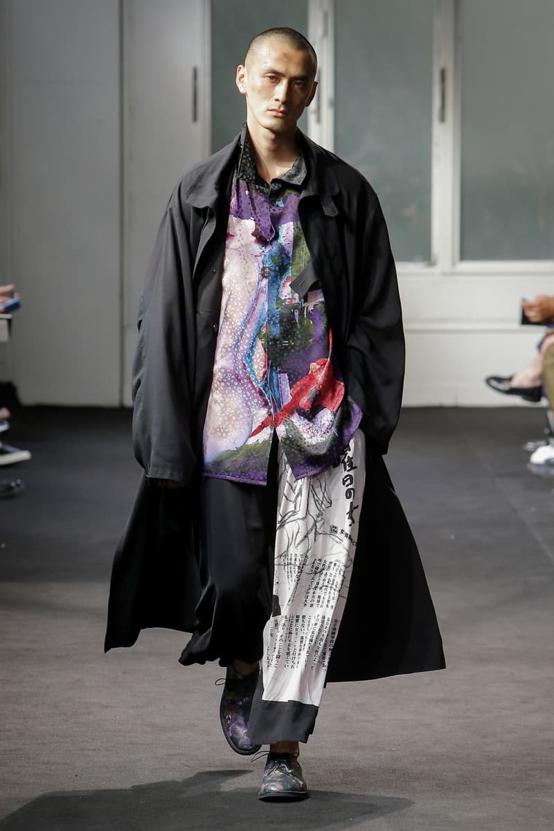 Yohji Yamamoto Spring Summer 2019 collection runway paris fashion week mens