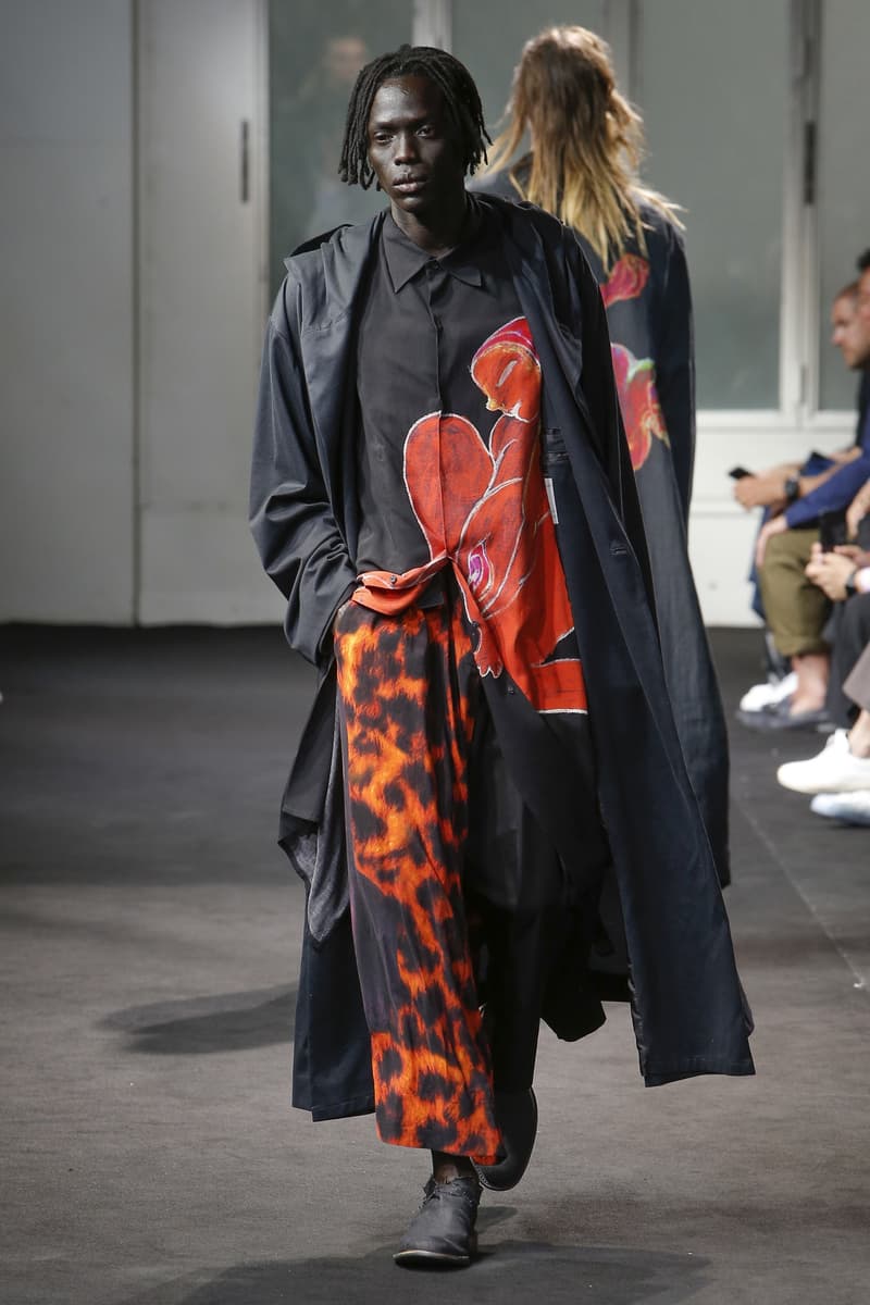 Yohji Yamamoto Spring Summer 2019 collection runway paris fashion week mens