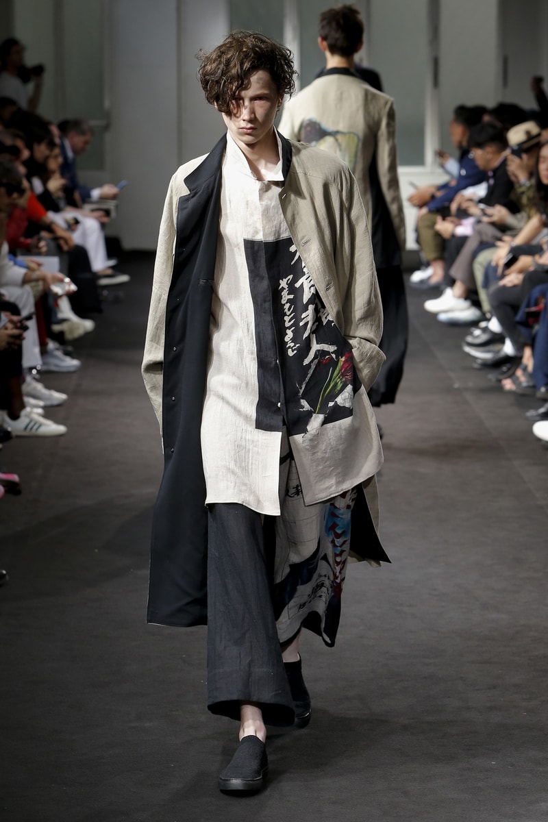 Yohji Yamamoto Spring Summer 2019 collection runway paris fashion week mens