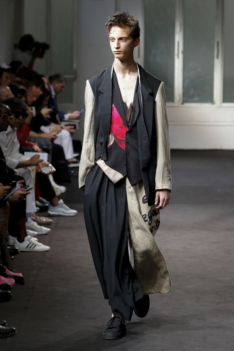 Yohji Yamamoto Spring Summer 2019 collection runway paris fashion week mens