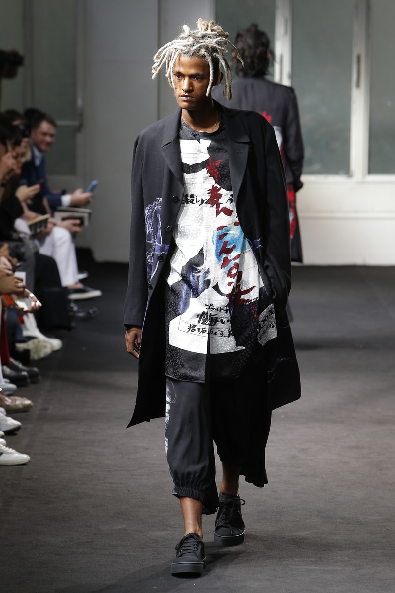 Yohji Yamamoto Spring Summer 2019 collection runway paris fashion week mens