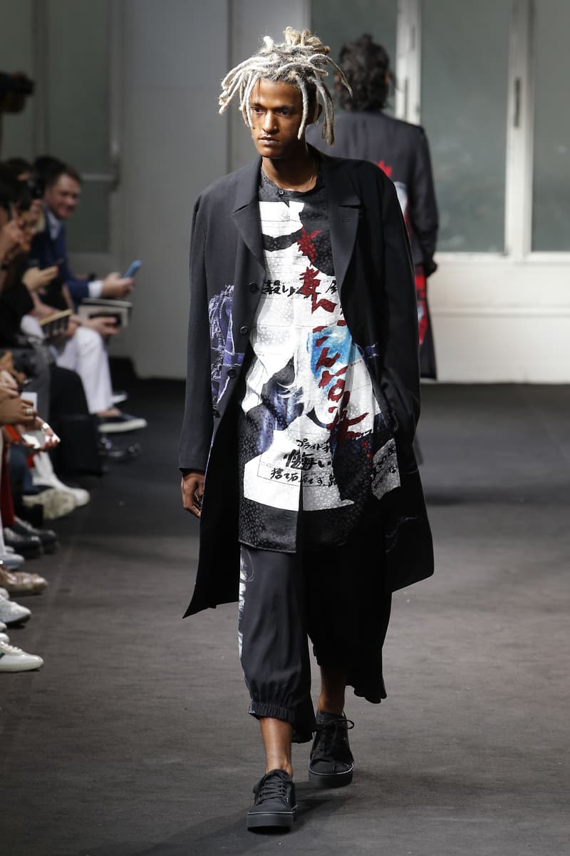 Yohji Yamamoto Spring Summer 2019 collection runway paris fashion week mens