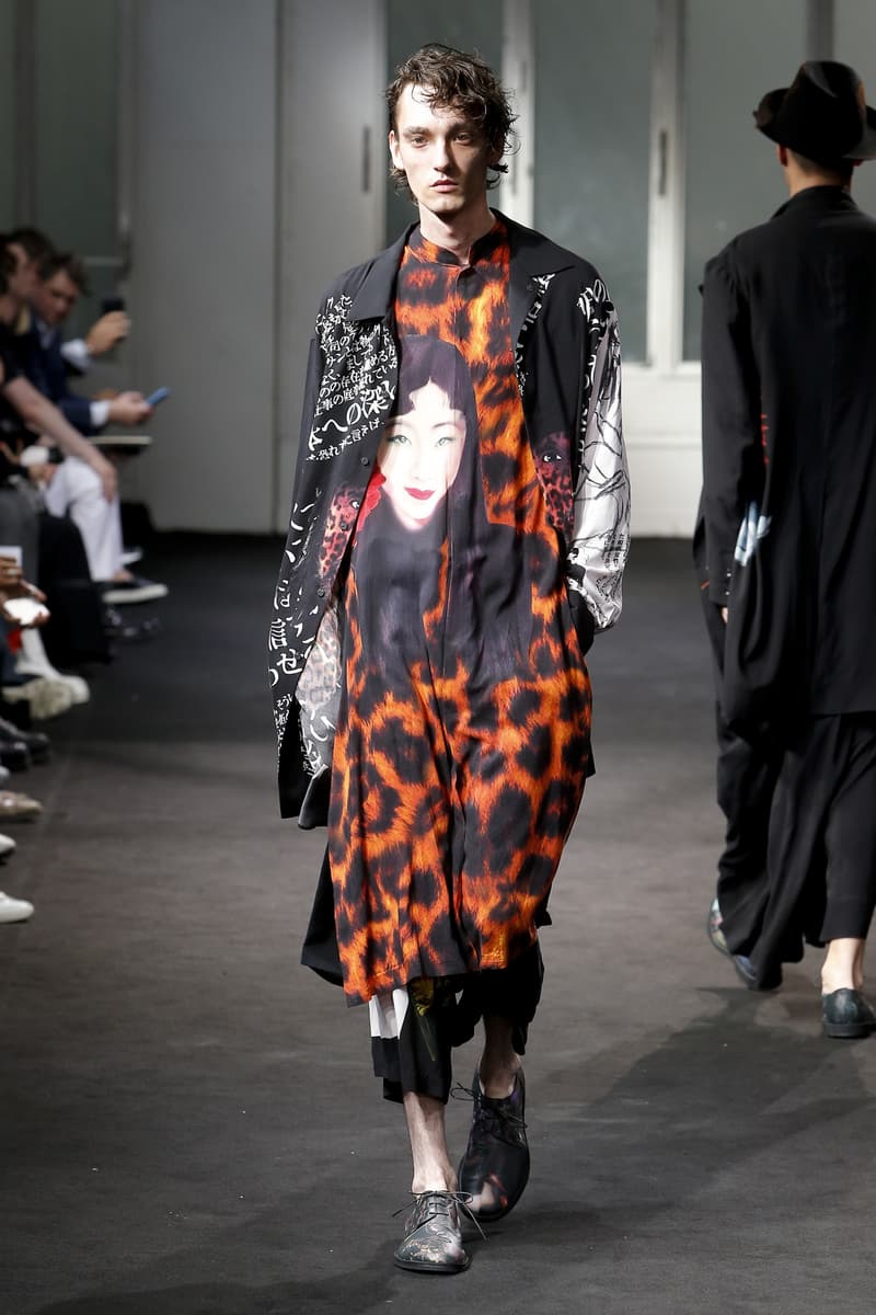 Yohji Yamamoto Spring Summer 2019 collection runway paris fashion week mens