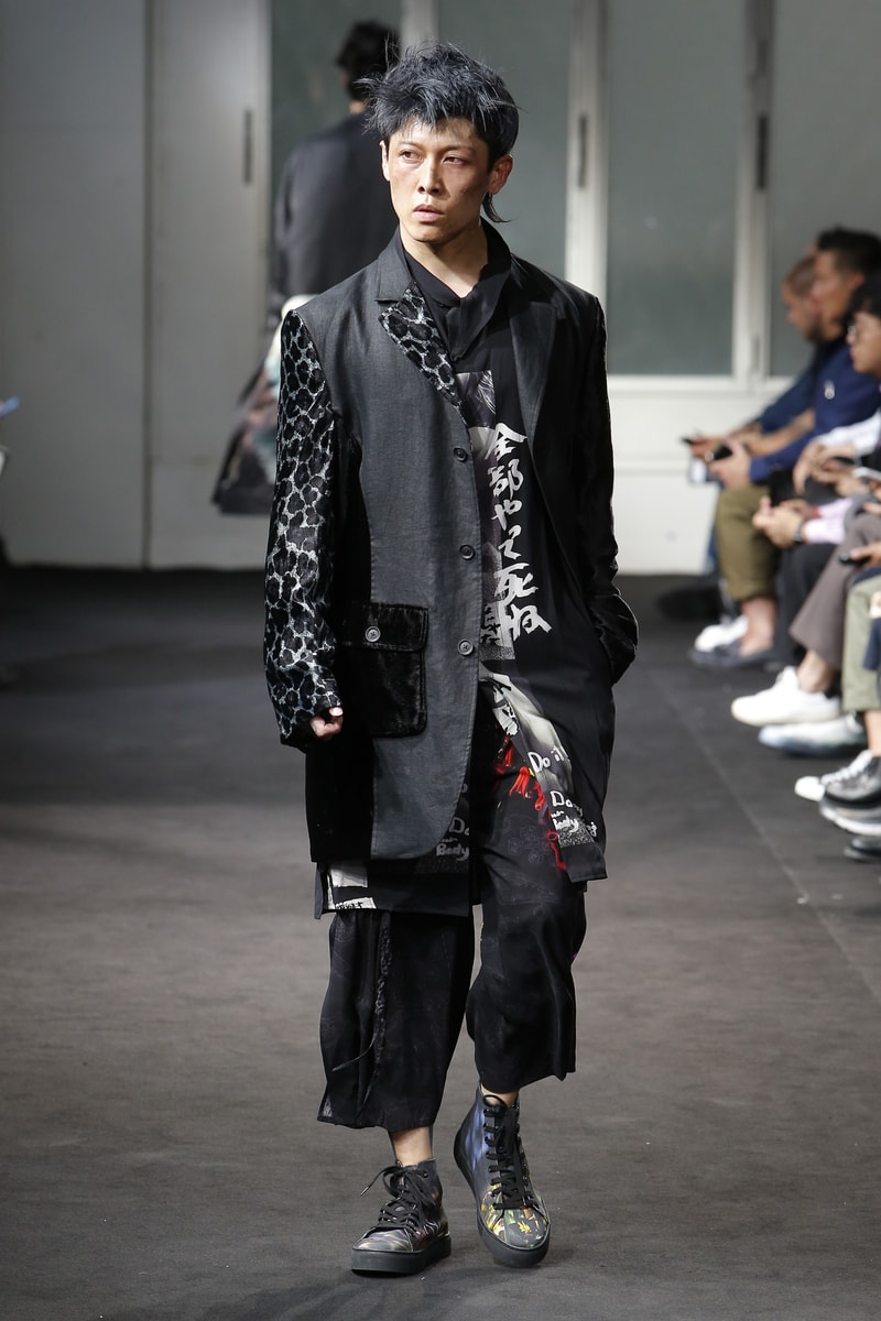 Yohji Yamamoto Spring Summer 2019 collection runway paris fashion week mens