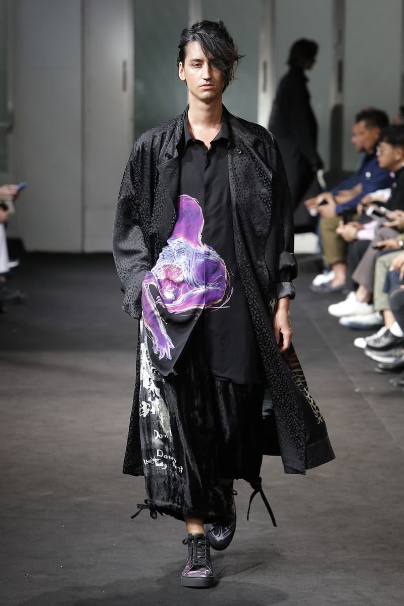 Yohji Yamamoto Spring Summer 2019 collection runway paris fashion week mens