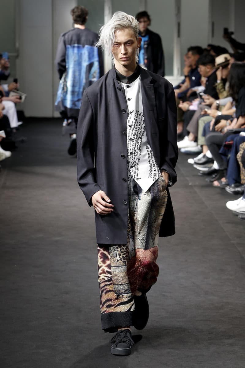 Yohji Yamamoto Spring Summer 2019 collection runway paris fashion week mens