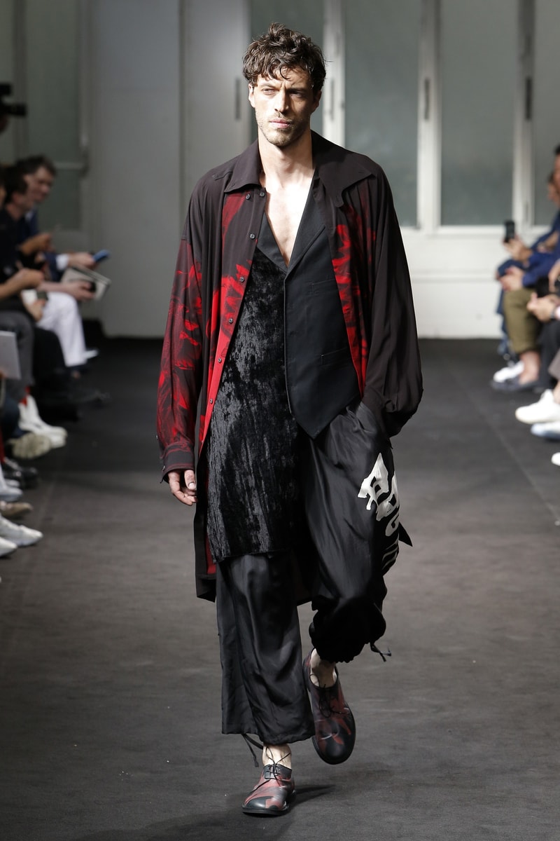 Yohji Yamamoto Spring Summer 2019 collection runway paris fashion week mens