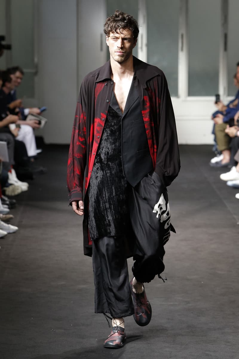 Yohji Yamamoto Spring Summer 2019 collection runway paris fashion week mens