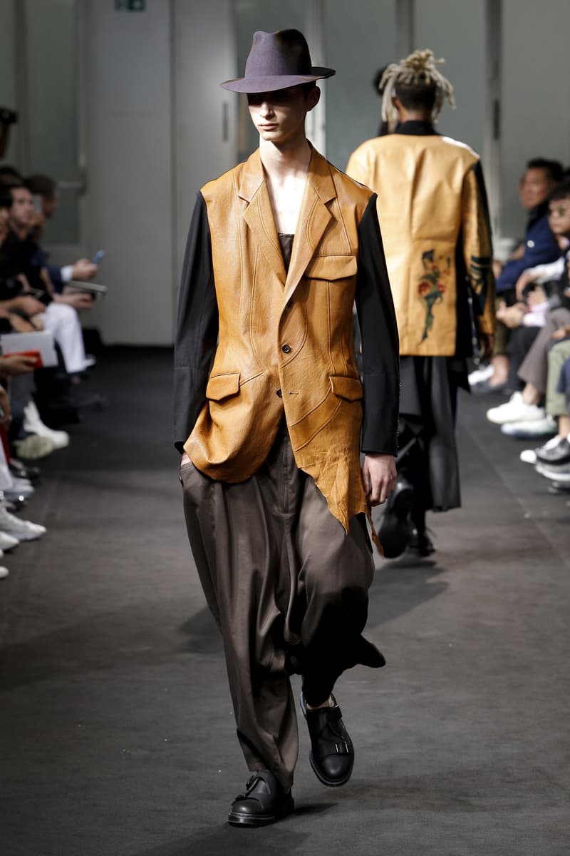Yohji Yamamoto Spring Summer 2019 collection runway paris fashion week mens