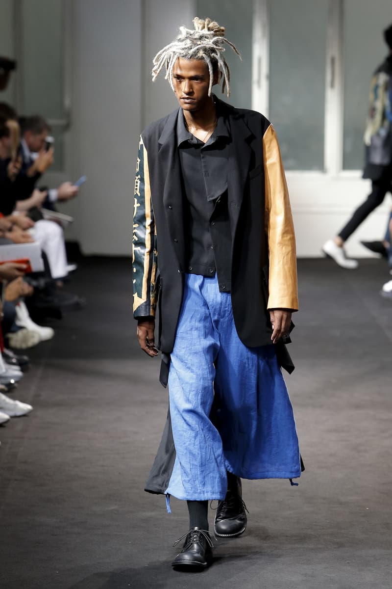 Yohji Yamamoto Spring Summer 2019 collection runway paris fashion week mens