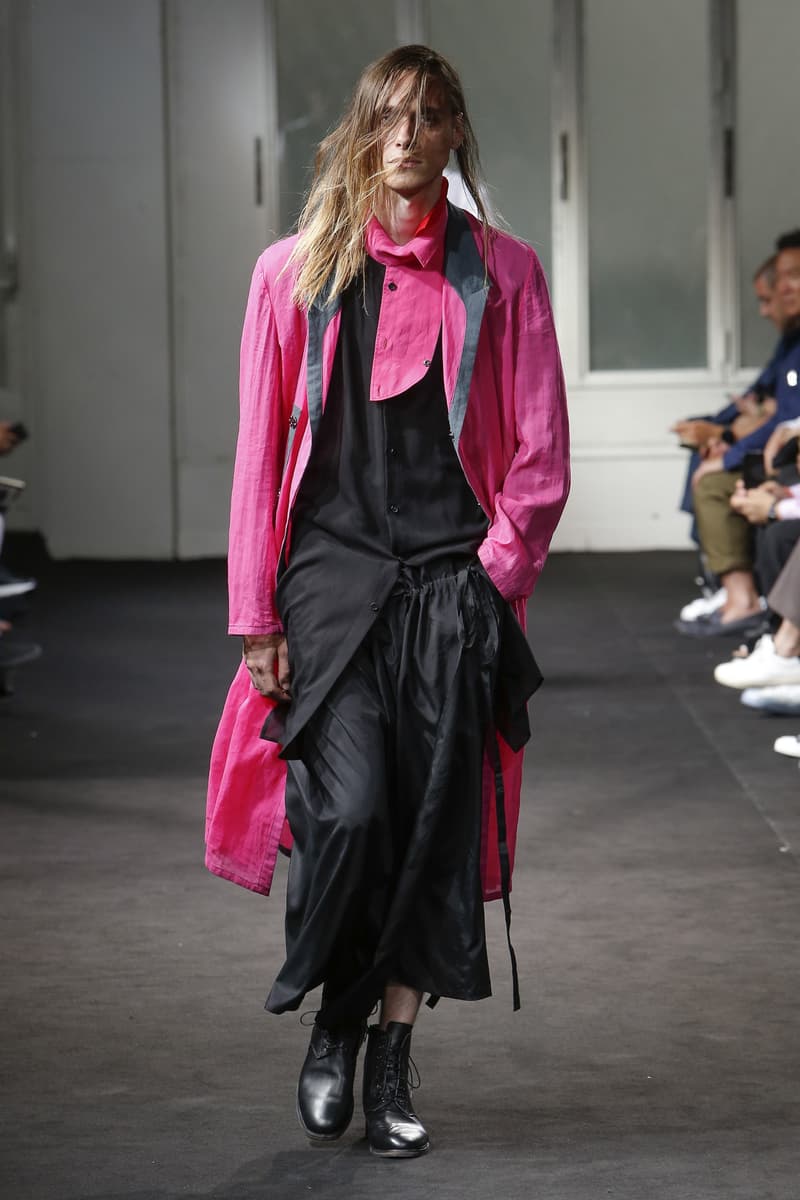 Yohji Yamamoto Spring Summer 2019 collection runway paris fashion week mens