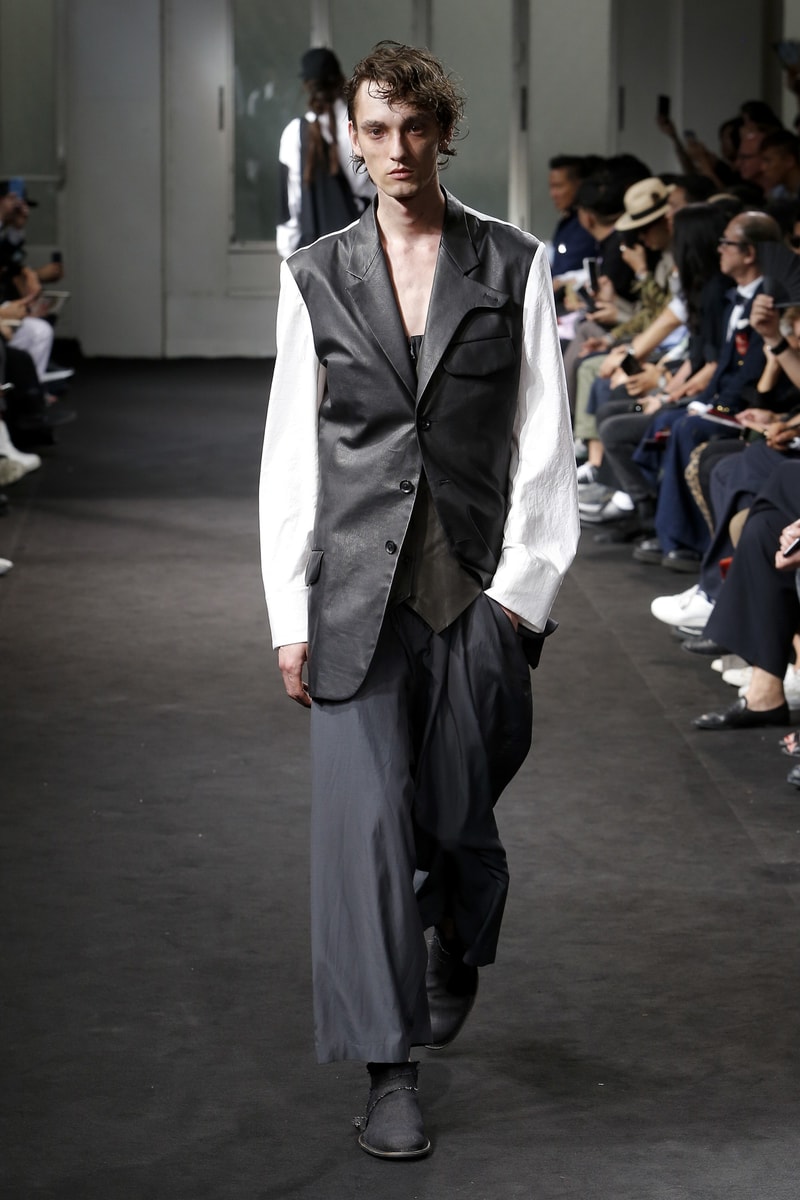 Yohji Yamamoto Spring Summer 2019 collection runway paris fashion week mens