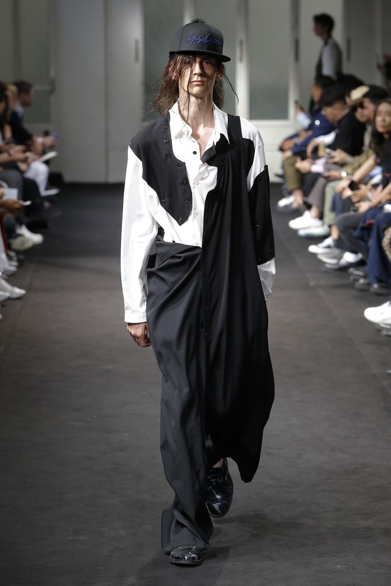 Yohji Yamamoto Spring Summer 2019 collection runway paris fashion week mens