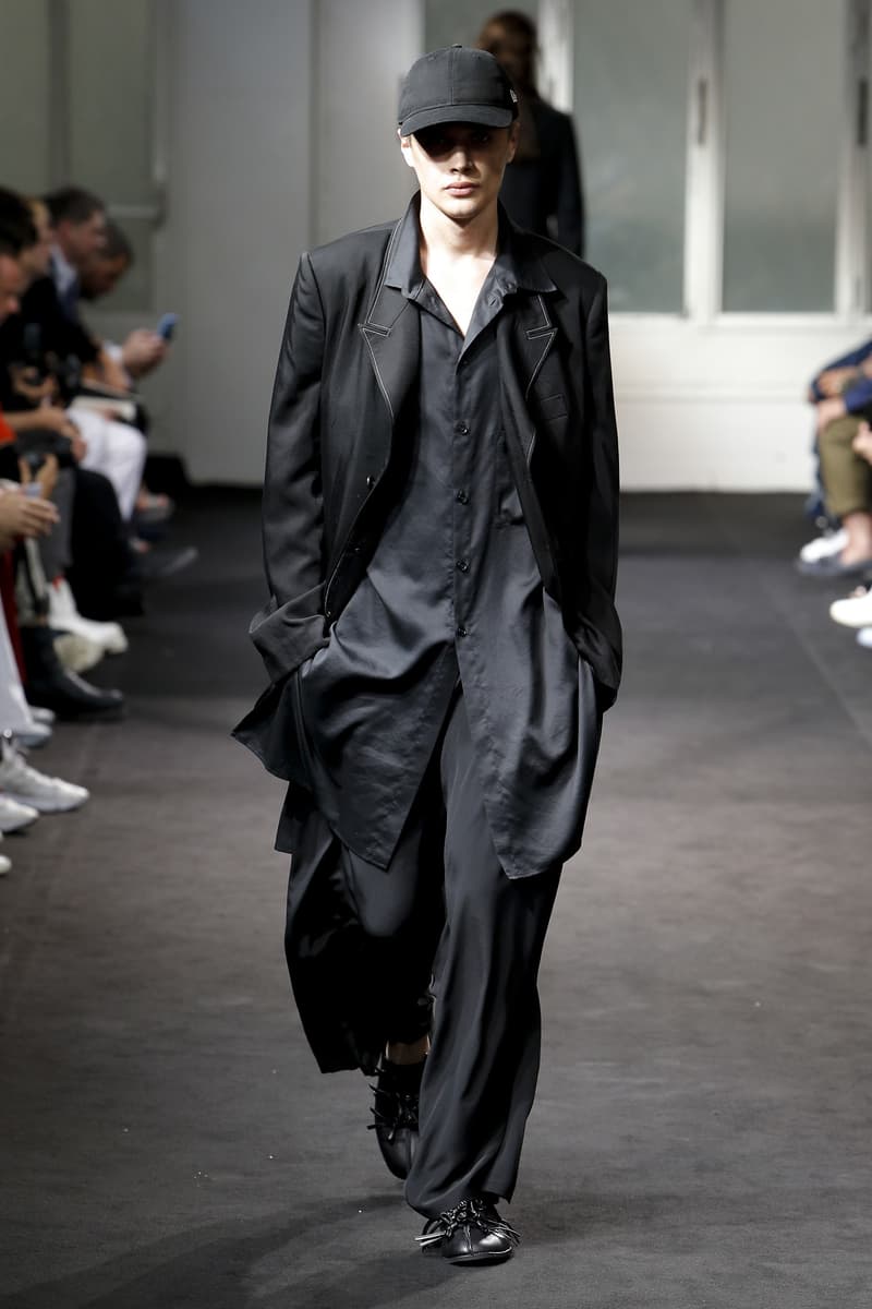 Yohji Yamamoto Spring Summer 2019 collection runway paris fashion week mens